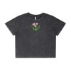 Wo's Stone Wash Heavy Crop Tee Thumbnail