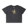 Wo's Stone Wash Heavy Crop Tee Thumbnail
