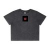 Wo's Stone Wash Heavy Crop Tee Thumbnail