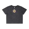 Wo's Stone Wash Heavy Crop Tee Thumbnail