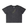 Wo's Stone Wash Heavy Crop Tee Thumbnail