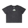 Wo's Stone Wash Heavy Crop Tee Thumbnail
