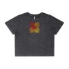 Wo's Stone Wash Heavy Crop Tee Thumbnail