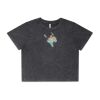 Wo's Stone Wash Heavy Crop Tee Thumbnail