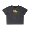 Wo's Stone Wash Heavy Crop Tee Thumbnail