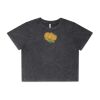 Wo's Stone Wash Heavy Crop Tee Thumbnail
