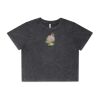 Wo's Stone Wash Heavy Crop Tee Thumbnail