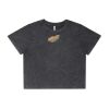 Wo's Stone Wash Heavy Crop Tee Thumbnail