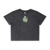 Wo's Stone Wash Heavy Crop Tee Thumbnail