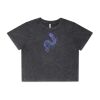 Wo's Stone Wash Heavy Crop Tee Thumbnail
