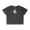 Wo's Stone Wash Heavy Crop Tee Thumbnail