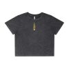 Wo's Stone Wash Heavy Crop Tee Thumbnail