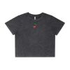 Wo's Stone Wash Heavy Crop Tee Thumbnail