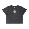Wo's Stone Wash Heavy Crop Tee Thumbnail