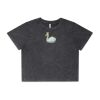 Wo's Stone Wash Heavy Crop Tee Thumbnail