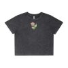 Wo's Stone Wash Heavy Crop Tee Thumbnail