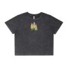 Wo's Stone Wash Heavy Crop Tee Thumbnail
