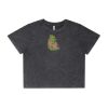 Wo's Stone Wash Heavy Crop Tee Thumbnail