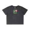 Wo's Stone Wash Heavy Crop Tee Thumbnail