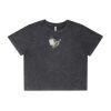 Wo's Stone Wash Heavy Crop Tee Thumbnail