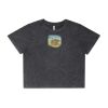 Wo's Stone Wash Heavy Crop Tee Thumbnail