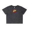 Wo's Stone Wash Heavy Crop Tee Thumbnail