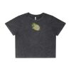 Wo's Stone Wash Heavy Crop Tee Thumbnail