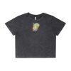 Wo's Stone Wash Heavy Crop Tee Thumbnail