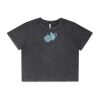 Wo's Stone Wash Heavy Crop Tee Thumbnail