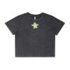 Wo's Stone Wash Heavy Crop Tee Thumbnail