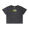 Wo's Stone Wash Heavy Crop Tee Thumbnail