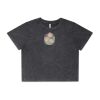 Wo's Stone Wash Heavy Crop Tee Thumbnail