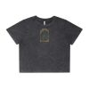 Wo's Stone Wash Heavy Crop Tee Thumbnail