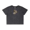 Wo's Stone Wash Heavy Crop Tee Thumbnail
