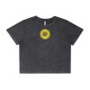 Wo's Stone Wash Heavy Crop Tee Thumbnail