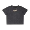 Wo's Stone Wash Heavy Crop Tee Thumbnail