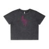 Wo's Stone Wash Heavy Crop Tee Thumbnail