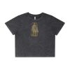Wo's Stone Wash Heavy Crop Tee Thumbnail