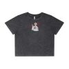 Wo's Stone Wash Heavy Crop Tee Thumbnail