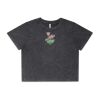 Wo's Stone Wash Heavy Crop Tee Thumbnail