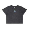 Wo's Stone Wash Heavy Crop Tee Thumbnail