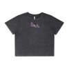 Wo's Stone Wash Heavy Crop Tee Thumbnail