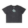 Wo's Stone Wash Heavy Crop Tee Thumbnail