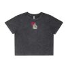 Wo's Stone Wash Heavy Crop Tee Thumbnail
