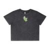Wo's Stone Wash Heavy Crop Tee Thumbnail