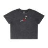 Wo's Stone Wash Heavy Crop Tee Thumbnail