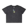 Wo's Stone Wash Heavy Crop Tee Thumbnail