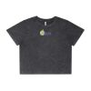Wo's Stone Wash Heavy Crop Tee Thumbnail