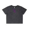 Wo's Stone Wash Heavy Crop Tee Thumbnail
