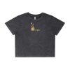 Wo's Stone Wash Heavy Crop Tee Thumbnail